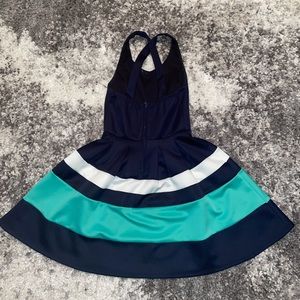 Criss-Cross Back Navy Dress!👗💗